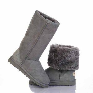 Ugg Classic Tall 5815 Boot Grey Size 7 EUC